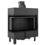 Kominek Powietrzny Stalowy Lucy Lewy Bs 14 Kw Ø 200 Black