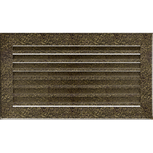 Kratka Wentylacyjna Kominkowa FRESH 17x30 Czarno-Złota