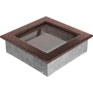 Kratka Wentylacyjna Kominkowa 17x17 Miedziana