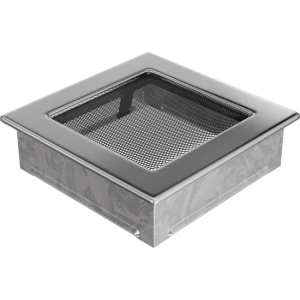Kratka Wentylacyjna Kominkowa 17x17 Niklowana