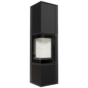 Piec Stalowy Koza TORA/L 8 KW Ø 150 Spiek Nero Assoluto