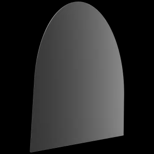 Podstawa stalowa pod piec Wzór 2 100x80 cm czarna