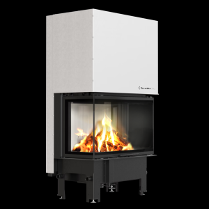 Kominek powietrzny stalowy KRATKI REGNOR 800/400 lewy prawy 8 kW Ø 200 Szpros