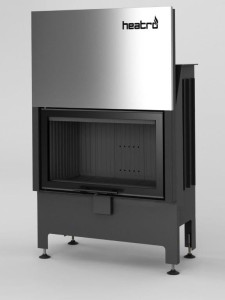 Wkład Kominkowy Heatro 69H black