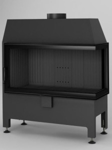 Wkład Kominkowy Heatro 81P black