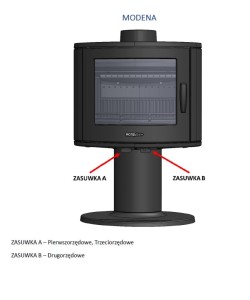 Piec Kominkowy Żeliwny NORDFLAM WERONA 9 kW CDP