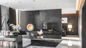 Biokominek   Incyrcle Slim Wall