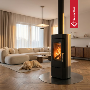 Piec żeliwny koza KRATKI K12 Ø 130 6 kW