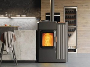 Piec kominkowy Austroflamm MO DUO COOK pellet i drewno