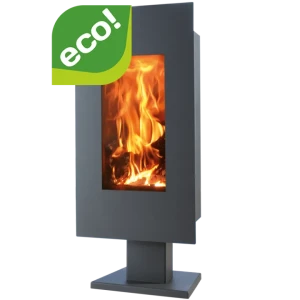 Piec wolnostojący PANADERO OSAKA EcoDesign antracyt