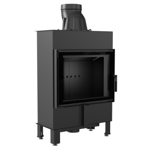 Kominek Stalowy Lucy Slim 8 Kw Fi 160 Black