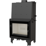 Kominek Z Płaszczem Wodnym Aquario 18 Kw Fi 200 Podwójna Szyba