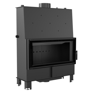 Kominek Z Płaszczem Wodnym Lucy 20 Kw Fi 200 Czarny