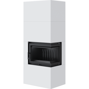 Kominek Powietrzny Simple Box 8 Kw Ø 200 Bianco