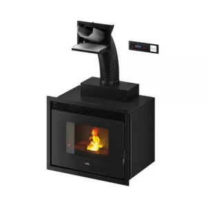 Kominek Na Pellet Saturno3 Hydro Z Płaszczem Wodnym 22-24 Kw