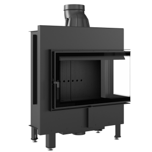 Kominek Powietrzny Prawy Lucy Bs 14 Kw Ø 200 Black