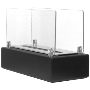 Biokominek wolnostojący UNIFLAM CUBO czarny mat